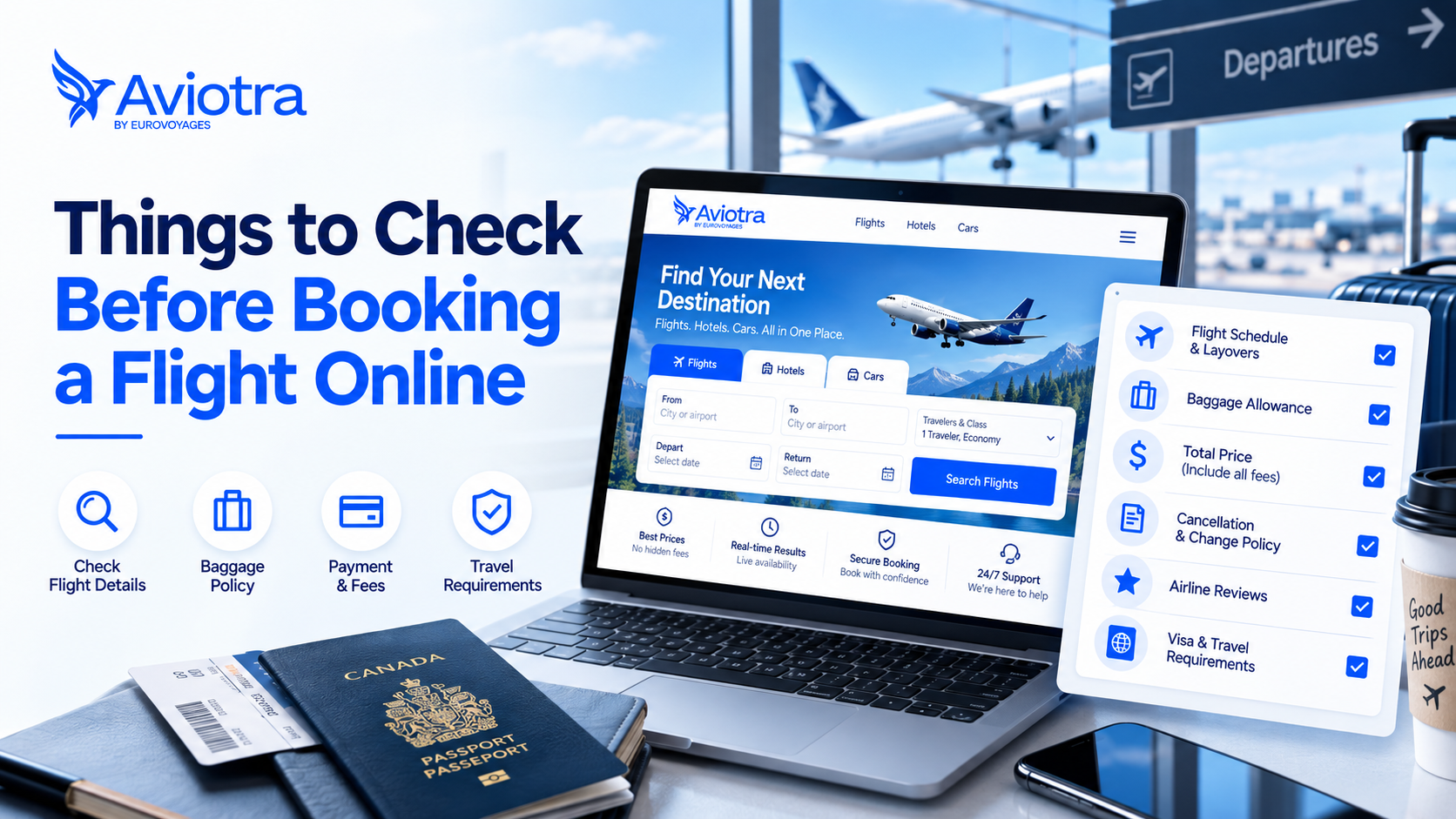 Things to Check Before Booking a Flight Online